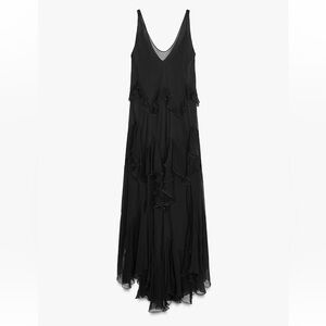 Zara Black Asymmetrical Dress